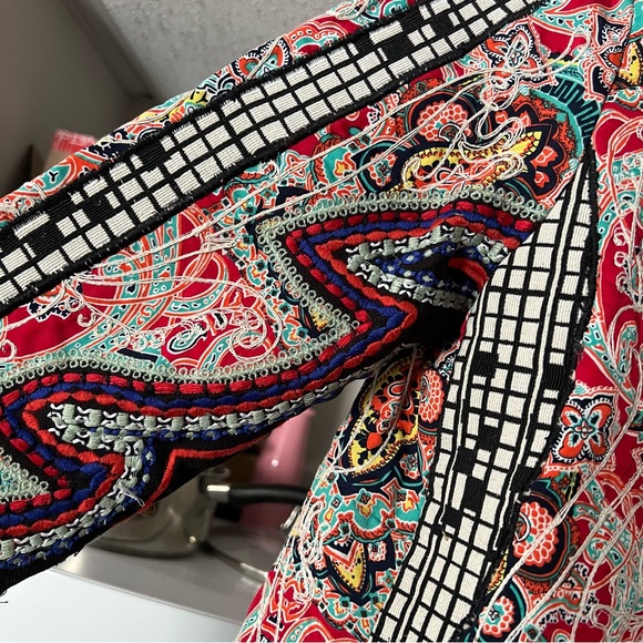 Zara Rare Limited Edition Fully Embroidered Jacket - Picture 12 of 16